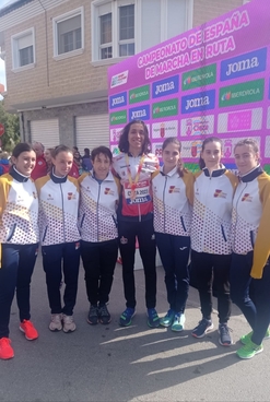 Asier Diaz De Diego Bronce en Cto. España de Marcha, Lydia Ballesteros cuarta y el Equipo Sub-20 Femenino sextas