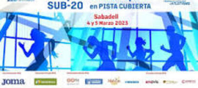 MANUEL CABALLERO VICENTE PLATA EN EL CTO. DE ESPAÑA SUB-20 DE PISTA CUBIERTA