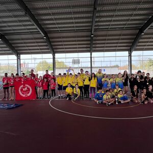 EL CEIP. FERROVIARIO DE CIUDAD REAL CAMPEÓN REGIONAL DE TRACK `ATHLON Y EL CEIP. PASTOR POETA DE OCAÑA  SUBCAMPEÓN.